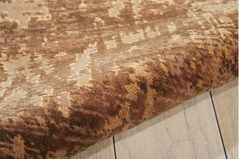 Nourison Silken Allure Brown Runner 25 X 100 Area Rug 805-103554 Image 2