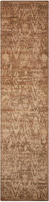 Nourison Silken Allure Brown Runner 25 X 100 Area Rug 805-103554 Image 0