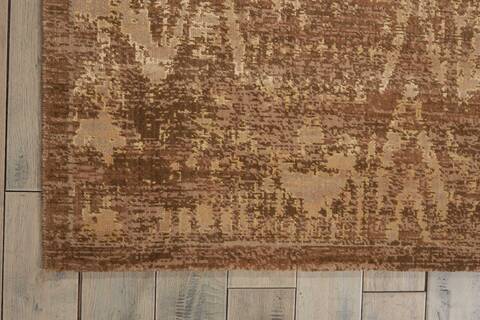 Nourison Silken Allure Brown 99 X 139 Area Rug 805-103558 Image 1
