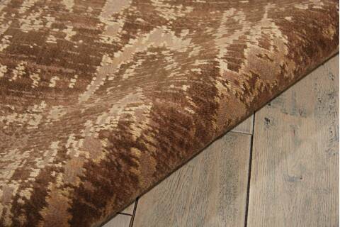 Nourison Silken Allure Brown 99 X 139 Area Rug 805-103558 Image 2