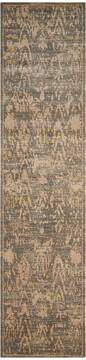 Nourison Silken Allure Grey Runner 2'5" X 10'0" Area Rug  805-103559