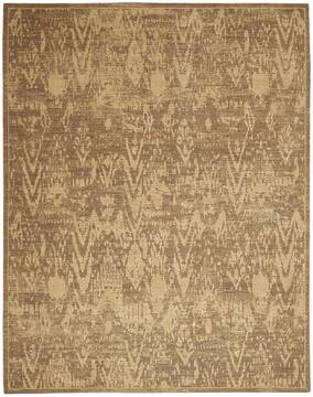 Nourison Silken Allure Grey Rectangle 8x10 ft Wool Carpet 103561