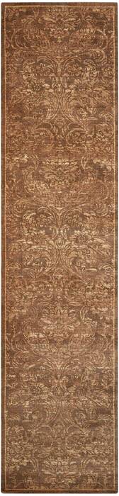 Nourison Silken Allure Brown Runner 25 X 100 Area Rug 805-103564 Image 0