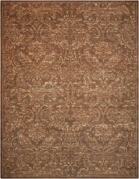 Nourison Silken Allure Brown 5'6" X 8'0" Area Rug  805-103565