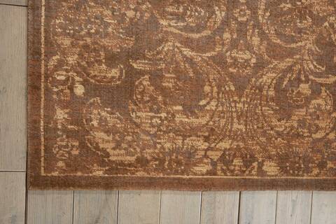 Nourison Silken Allure Brown 99 X 139 Area Rug 805-103568 Image 1