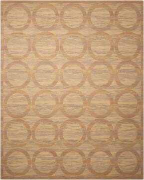 Nourison Silken Allure Beige Rectangle 8x11 ft Wool Carpet 103581
