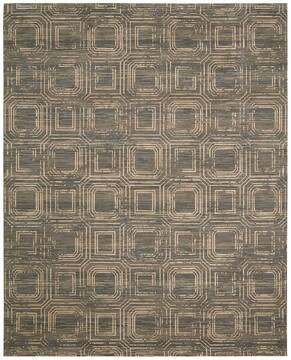 Nourison Silken Allure Grey 5'6" X 8'0" Area Rug  805-103587