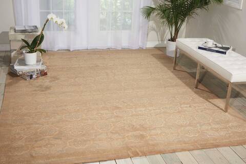 Nourison Silken Allure Beige 99 X 130 Area Rug 805-103594 Image 3