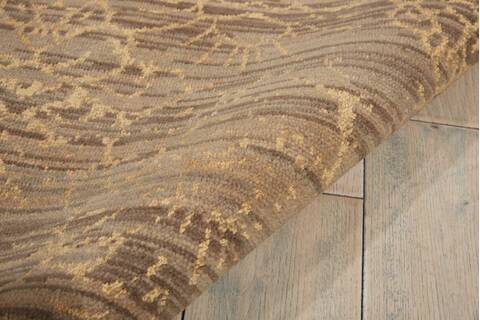 Nourison Silken Allure Brown 79 X 99 Area Rug 805-103596 Image 2
