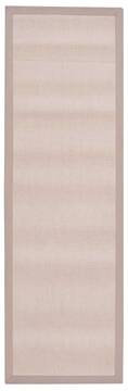 Nourison Sisal Soft Beige Runner 6 to 9 ft Wool Carpet 103599