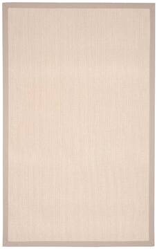 Nourison Sisal Soft Beige Rectangle 5x8 ft Wool Carpet 103600
