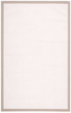 Nourison Sisal Soft White 5'0" X 8'0" Area Rug  805-103604