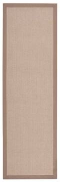 Nourison Sisal Soft Brown Runner 2'6" X 8'0" Area Rug  805-103611