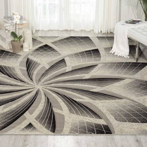 Nourison Soho Grey 39 X 59 Area Rug 805-103655 Image 3