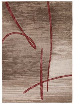 Nourison Soho Brown Rectangle 4x6 ft Polypropylene Carpet 103660