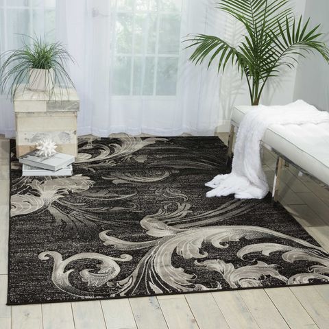 Nourison SOHO Black 53 X 74 Area Rug 99446254269 805-103671 Image 1