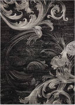 Nourison SOHO Black 5'3" X 7'4" Area Rug 99446254269 805-103671