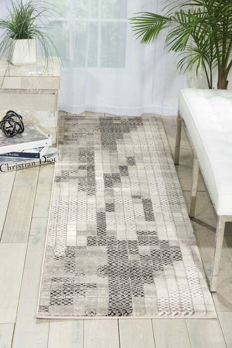 Nourison Soho Grey Runner 22 X 76 Area Rug 805-103679 Image 3