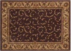 Nourison Somerset Brown Rectangle 2x3 ft Polyester Carpet 103707