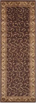 Nourison Somerset Brown Runner 6 ft and Smaller Polyester Carpet 103708