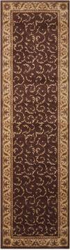 Nourison Somerset Brown Runner 6 to 9 ft Polyester Carpet 103709