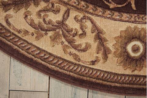 Nourison Somerset Brown Round 56 X 56 Area Rug 805-103712 Image 1