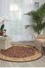 Nourison Somerset Brown Round 56 X 56 Area Rug 805-103712 Thumb 3