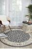 Nourison Somerset Grey Round 56 X 56 Area Rug 805-103719 Thumb 3