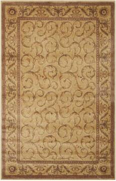 Nourison Somerset Beige Rectangle 2x3 ft Polyester Carpet 103721