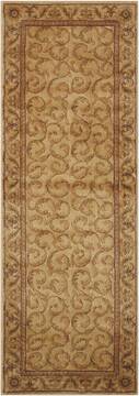 Nourison Somerset Beige Runner 6 ft and Smaller Polyester Carpet 103722