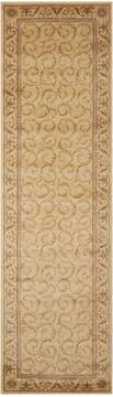 Nourison Somerset Beige Runner 6 to 9 ft Polyester Carpet 103723