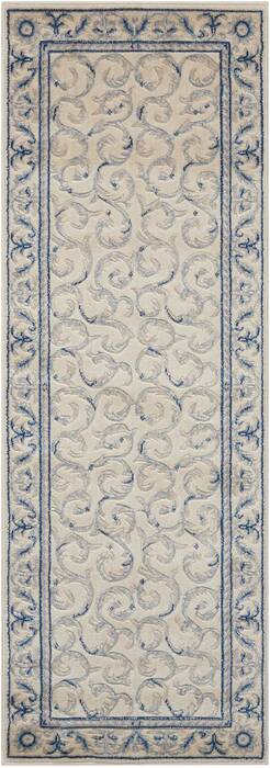 Nourison Somerset Beige Runner 20 X 59 Area Rug 805-103730 Image 0
