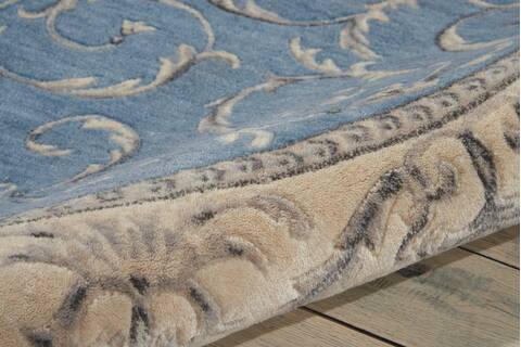 Nourison Somerset Blue Round 56 X 56 Area Rug 805-103748 Image 2