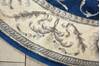 Nourison Somerset Blue Round 56 X 56 Area Rug 805-103762 Thumb 1