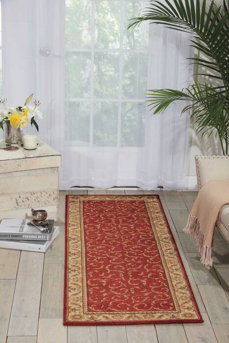 Nourison Somerset Red Runner 20 X 59 Area Rug 805-103772 Image 3