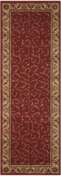 Nourison Somerset Red Runner 6 ft and Smaller Polyester Carpet 103772