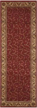Nourison Somerset Red Runner 6 ft and Smaller Polyester Carpet 103772