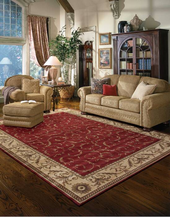 Nourison Somerset Red 36 X 56 Area Rug 805-103774 Image 3