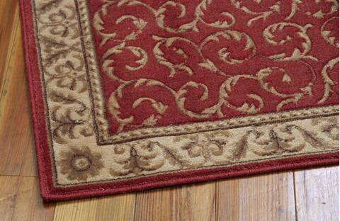 Nourison Somerset Red Round 56 X 56 Area Rug 805-103776 Image 1