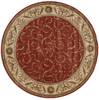 Nourison Somerset Red Round 56 X 56 Area Rug  805-103776 Thumb 0