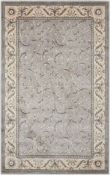 Nourison Somerset Grey Rectangle 2x3 ft Polyester Carpet 103778