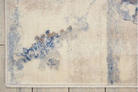 Nourison Somerset Beige Runner 20 X 59 Area Rug 805-103843 Image 1