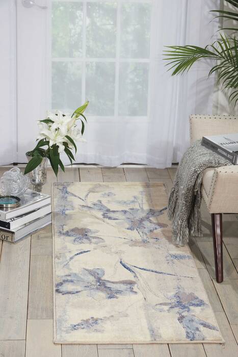 Nourison Somerset Beige Runner 20 X 59 Area Rug 805-103843 Image 3