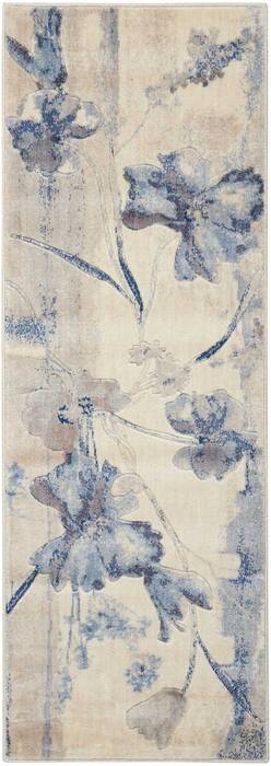 Nourison Somerset Beige Runner 20 X 59 Area Rug 805-103843 Image 0