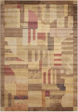 Nourison Somerset Multicolor Rectangle 4x6 ft Polyester Carpet 103853