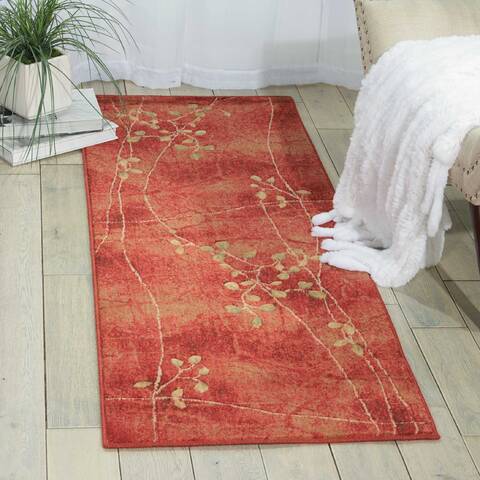 Nourison Somerset Red Runner 23 X 80 Area Rug 805-103913 Image 3