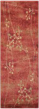 Nourison Somerset Red Runner 6 to 9 ft Polyester Carpet 103913