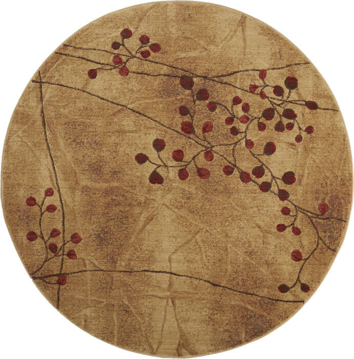 Nourison Somerset Brown Round 36 X 36 Area Rug 805-103922 Image 0