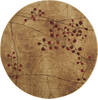 nourison_somerset_collection_brown_round_area_rug_103922