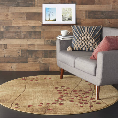 Nourison Somerset Brown Round 79 X 79 Area Rug 805-103929 Image 3